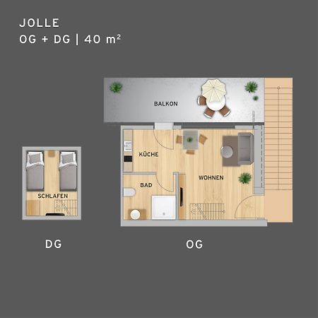 Winkelschiffchen IV Mit Sauna Йюст Экстерьер фото